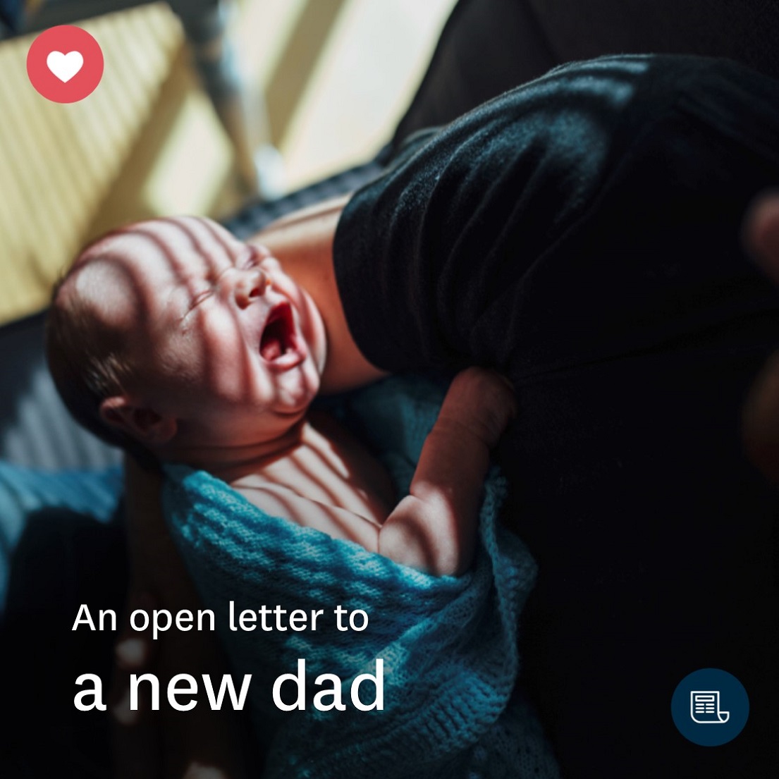 An open letter to a new dad
